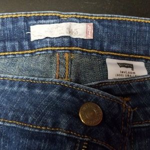 Women's 545  Levi's low boot cut jeans